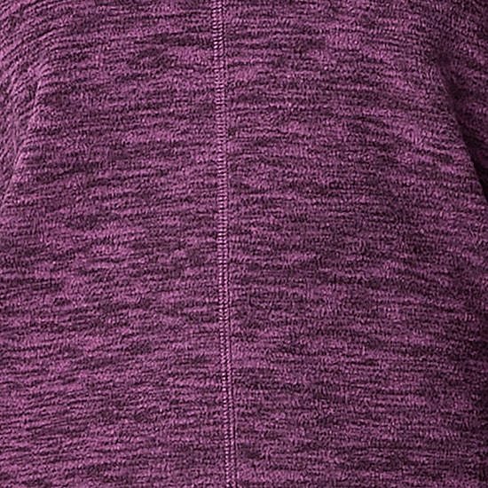 St. John's Bay Polar Fleece Womens V Neck Long Sleeve Sweatshirt