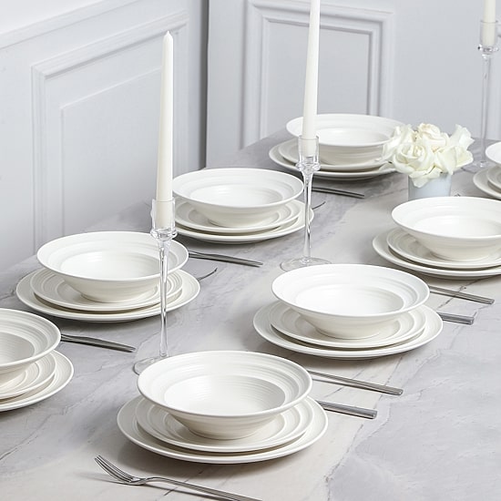 EARTH & CLAY Celeste 12-pc. Stoneware Dinnerware Set