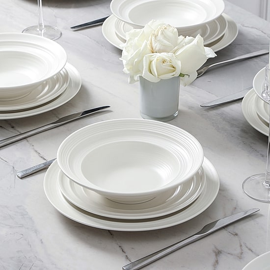 EARTH & CLAY Celeste 12-pc. Stoneware Dinnerware Set