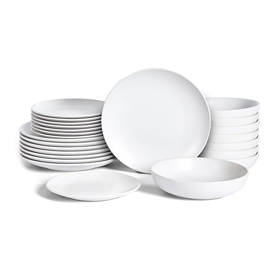 EARTH & CLAY Mia 24-pc. Stoneware Dinnerware Set