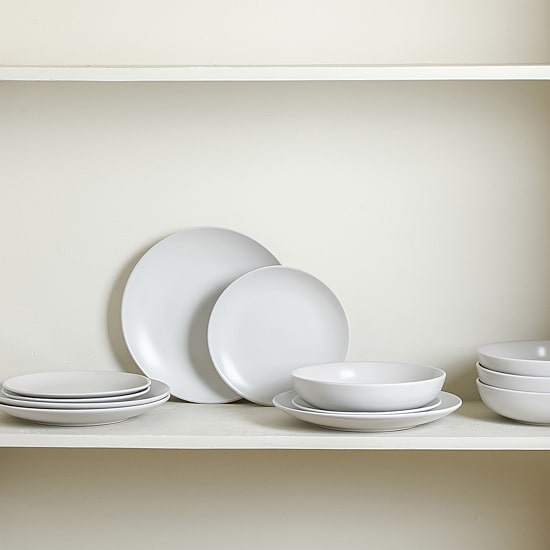 EARTH & CLAY Mia 24-pc. Stoneware Dinnerware Set