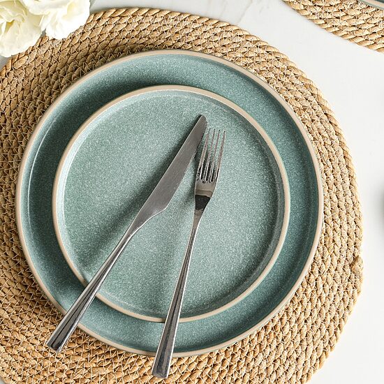 EARTH & CLAY Amber 24-pc. Stoneware Dinnerware Set