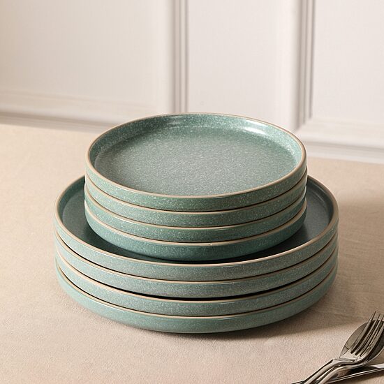 EARTH & CLAY Amber 24-pc. Stoneware Dinnerware Set