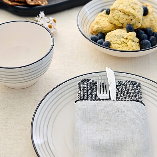 EARTH & CLAY Zeke 4-pc. Earthenware Dinnerware Set
