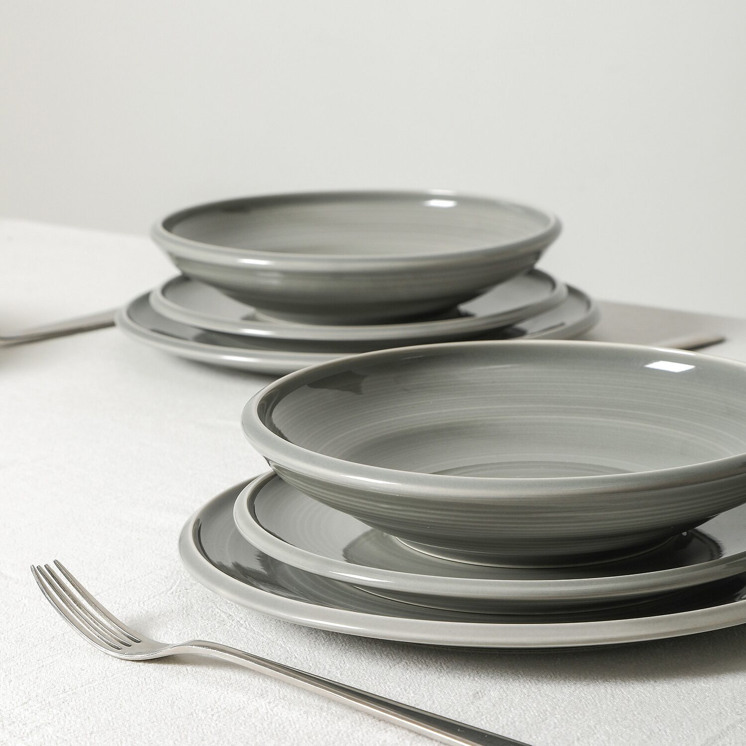 EARTH & CLAY Harmony 24-pc. Stoneware Dinnerware Set