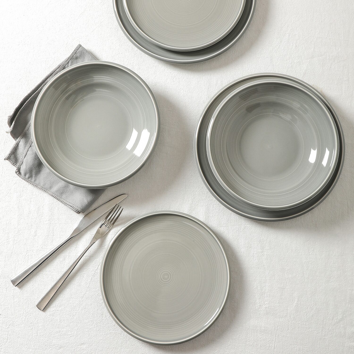 EARTH & CLAY Harmony 24-pc. Stoneware Dinnerware Set