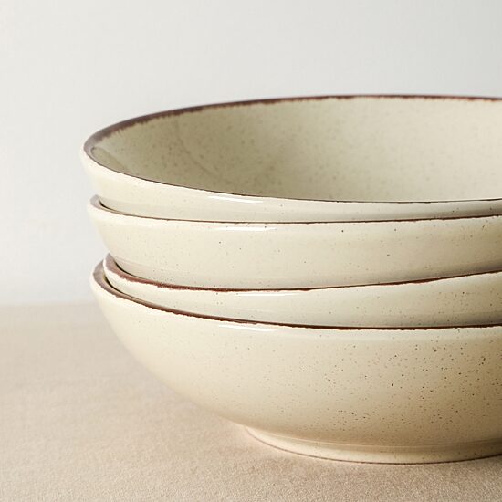 EARTH & CLAY Heath 4-pc. Stoneware Dinnerware Set