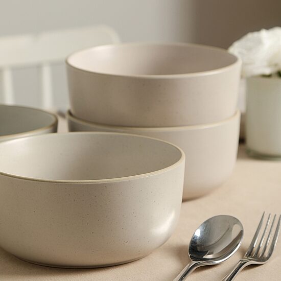 EARTH & CLAY Amber 24-pc. Stoneware Dinnerware Set
