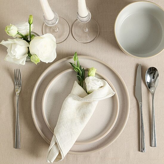 EARTH & CLAY Amber 24-pc. Stoneware Dinnerware Set