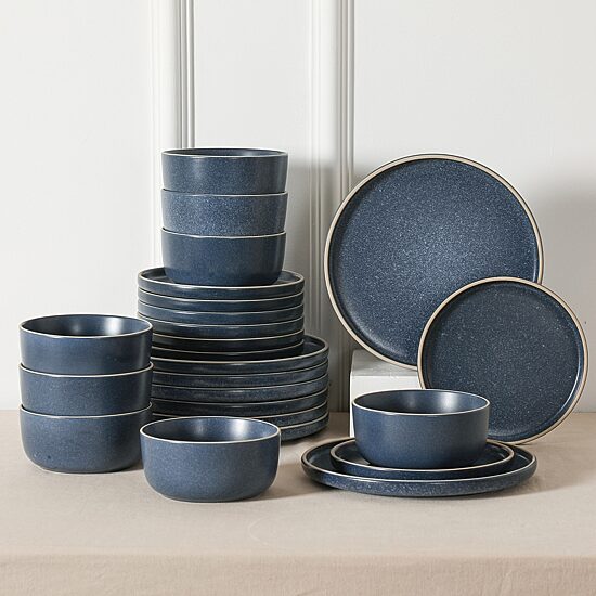 EARTH & CLAY Amber 12-pc. Stoneware Dinnerware Set