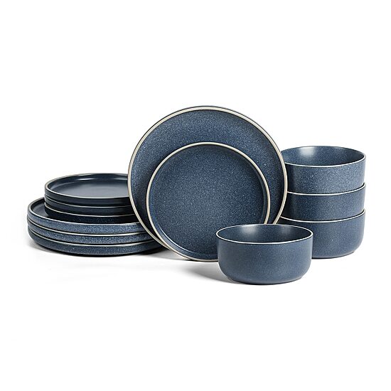 EARTH & CLAY Amber 12-pc. Stoneware Dinnerware Set