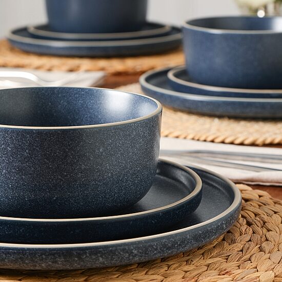 EARTH & CLAY Amber 12-pc. Stoneware Dinnerware Set