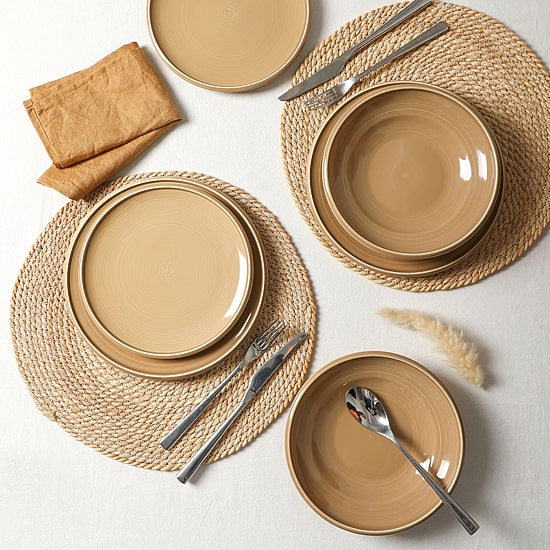 EARTH & CLAY Harmony 12-pc. Stoneware Dinnerware Set