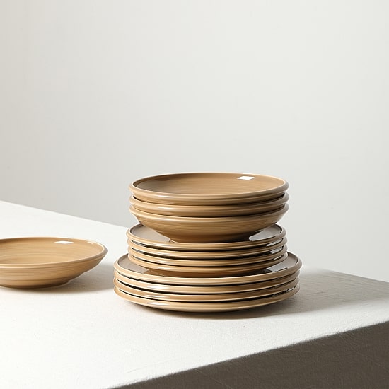 EARTH & CLAY Harmony 12-pc. Stoneware Dinnerware Set