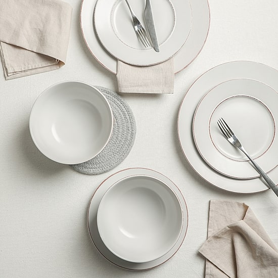 EARTH & CLAY Hazel 12-pc. Stoneware Dinnerware Set