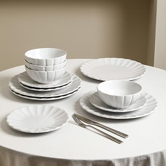 EARTH & CLAY Phoenix 12-pc. Stoneware Dinnerware Set