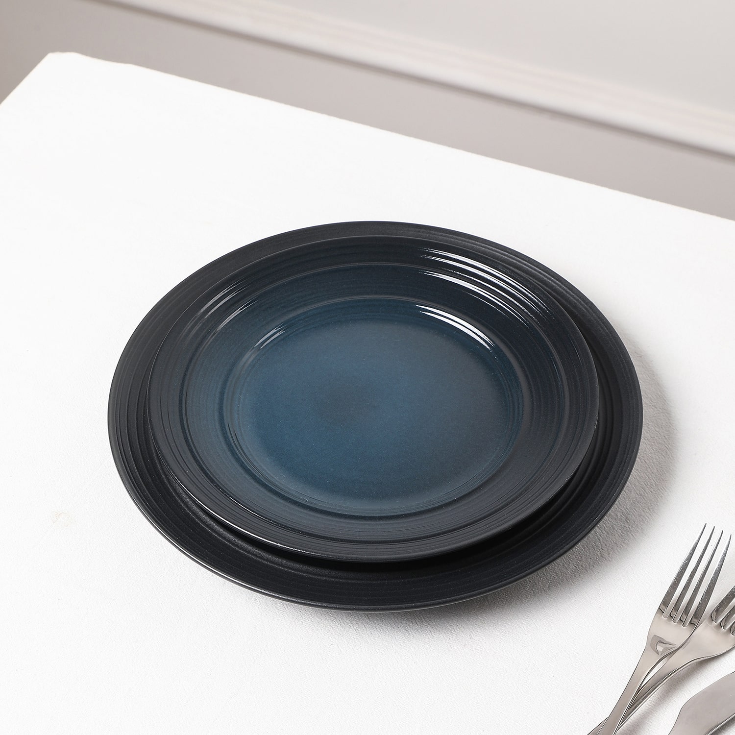EARTH & CLAY Celeste 8-pc. Stoneware Dinnerware Set