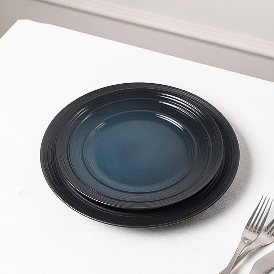 EARTH & CLAY Celeste 24-pc. Stoneware Dinnerware Set