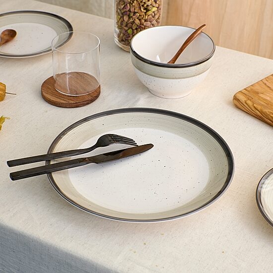 EARTH & CLAY Harlow 24-pc. Earthenware Dinnerware Set