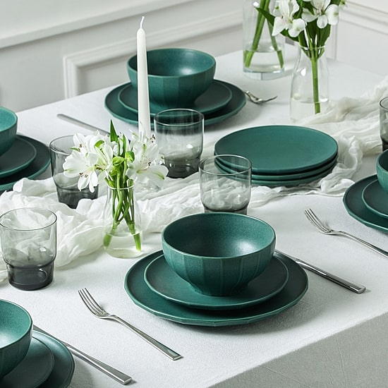 Stone + Lain Rio 32-pc. Stoneware Dinnerware Set