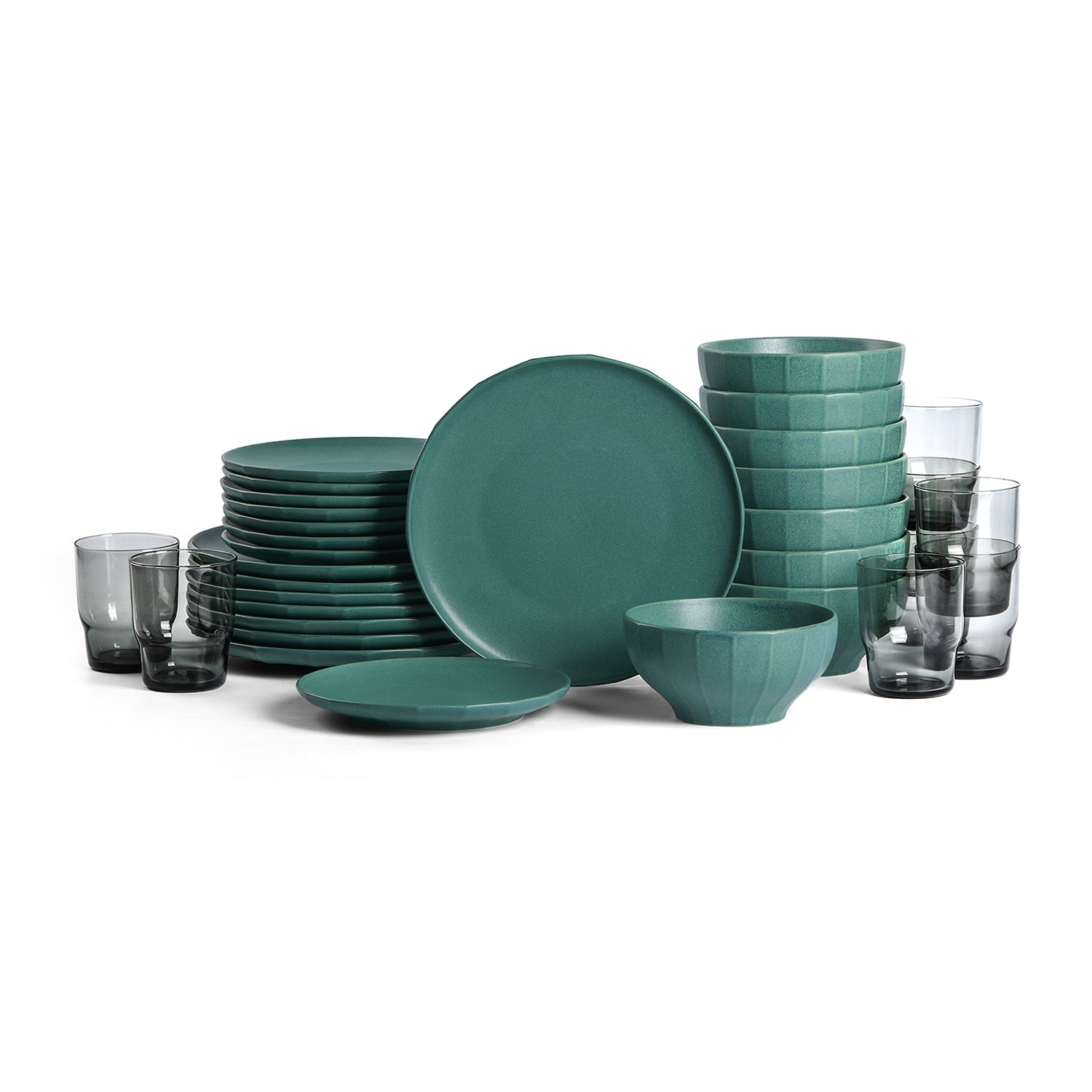 Stone + Lain Rio 32-pc. Stoneware Dinnerware Set