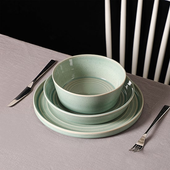 Stone + Lain Claire 8-pc. Stoneware Dinner Plate