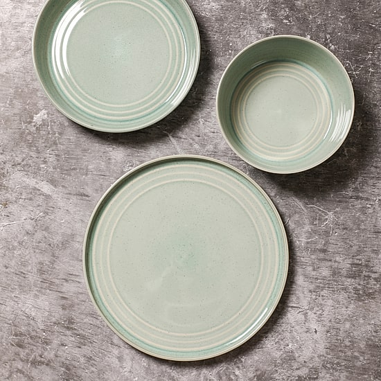 Stone + Lain Claire 8-pc. Stoneware Dinner Plate