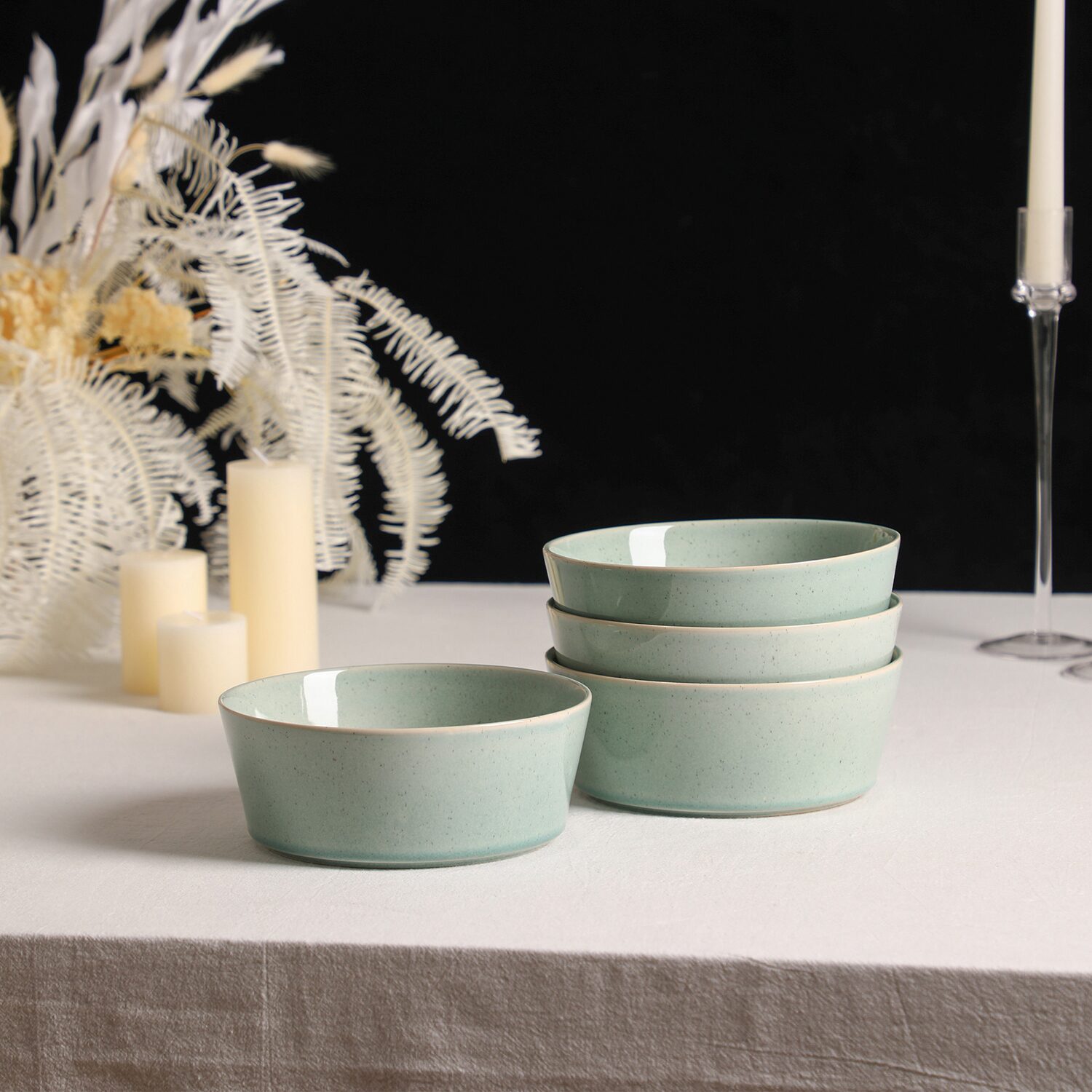 Stone + Lain Claire 8-pc. Stoneware Cereal Bowl