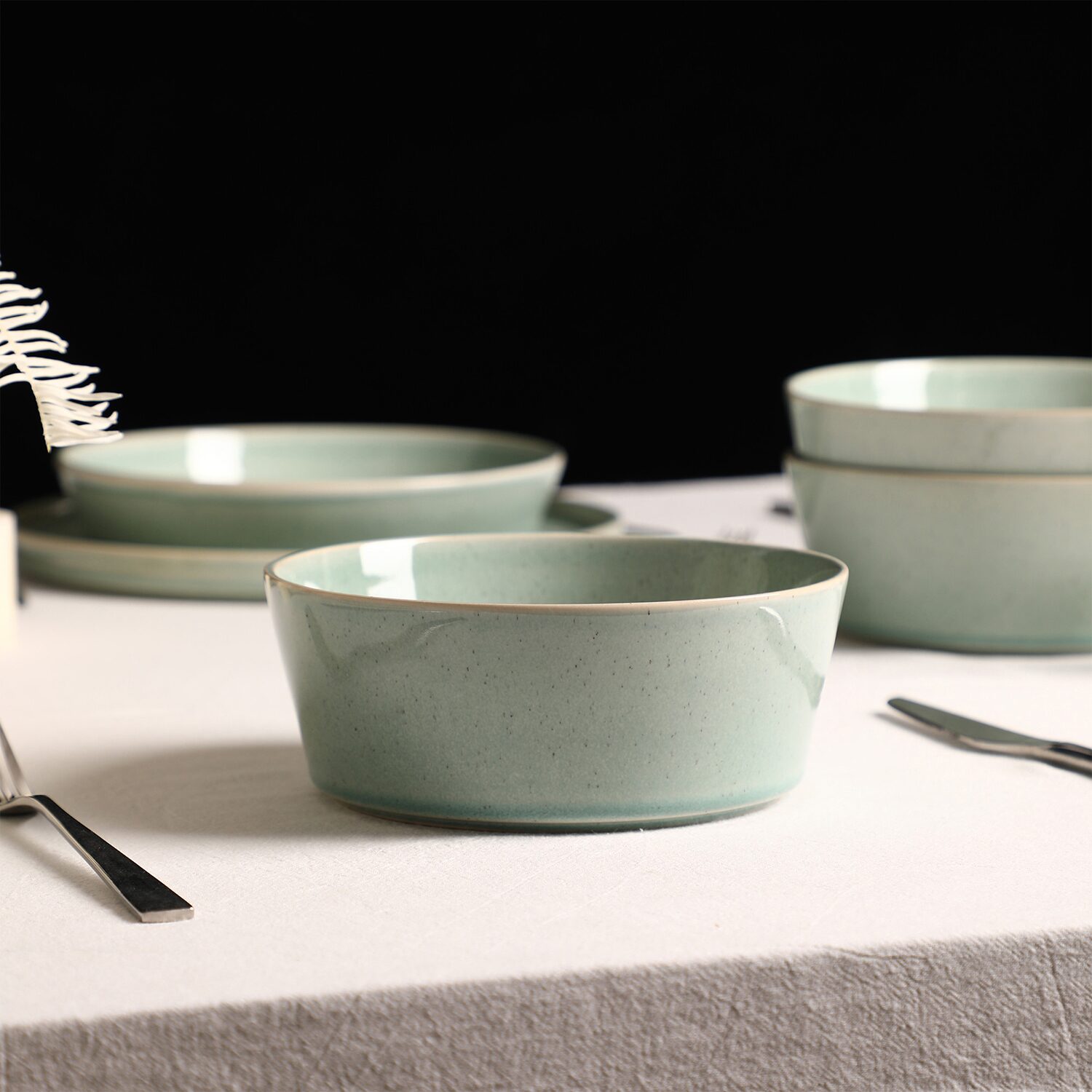 Stone + Lain Claire 8-pc. Stoneware Cereal Bowl