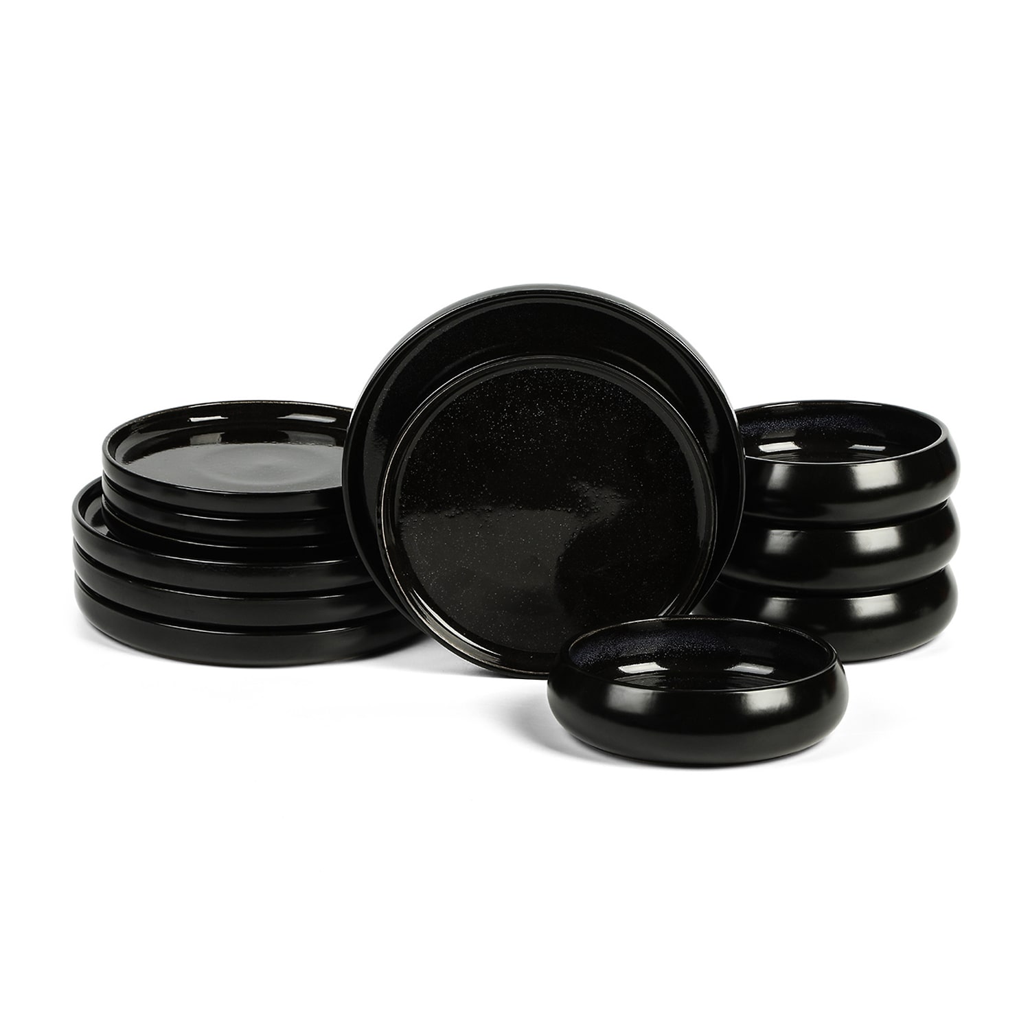Stone + Lain Lagoon -pc. Stoneware Dinnerware Set