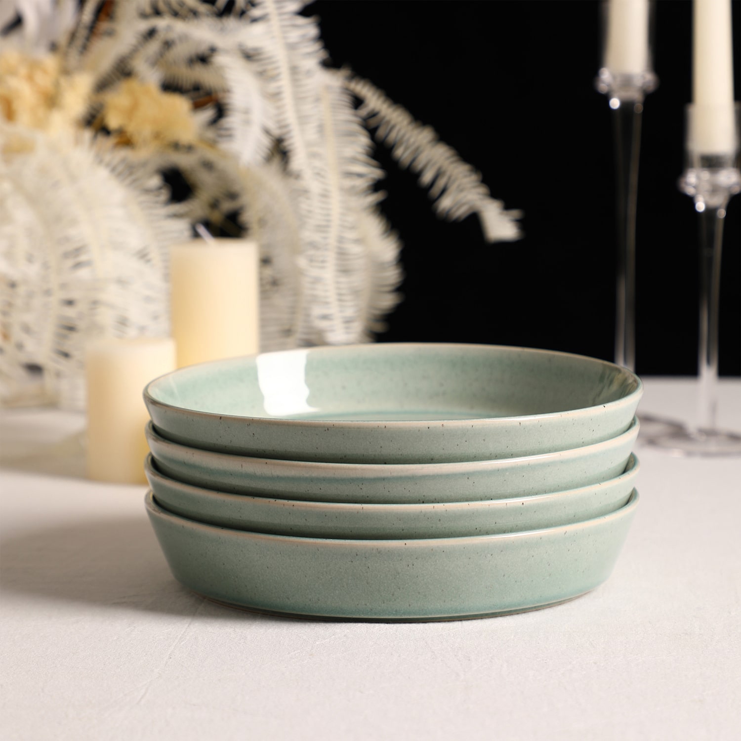 Stone + Lain Claire -pc. Stoneware Pasta Bowl