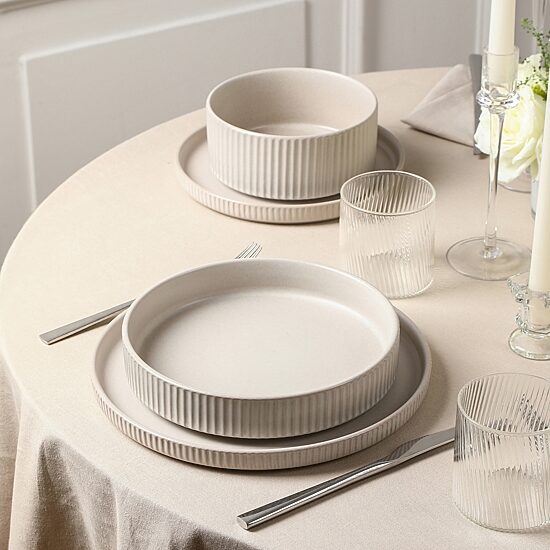Stone + Lain Haven 4-pc. Stoneware Pasta Bowl