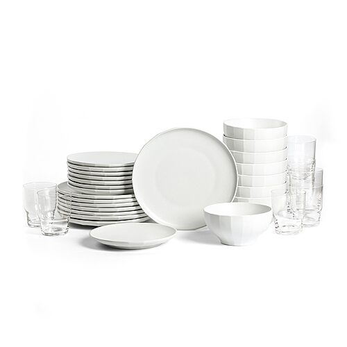 Stone Lain Rio 32-pc. Stoneware Dinnerware Set In Sand