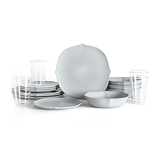 Stone + Lain Baskerville 16-pc. Stoneware Dinnerware Set