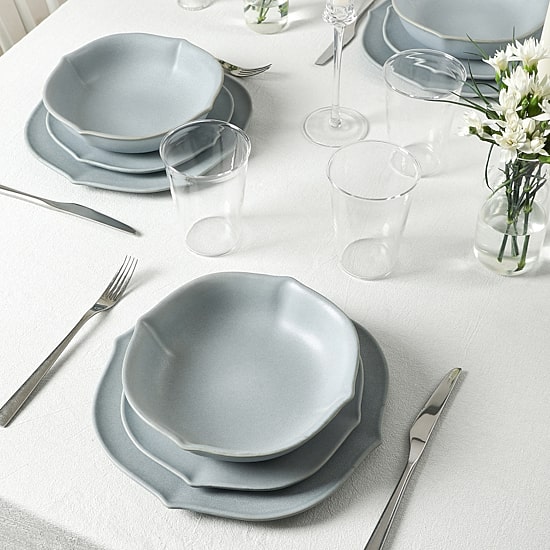 Stone + Lain Baskerville 16-pc. Stoneware Dinnerware Set
