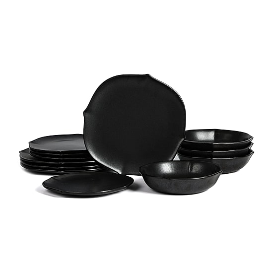 Stone + Lain Baskerville 12-pc. Stoneware Dinnerware Set