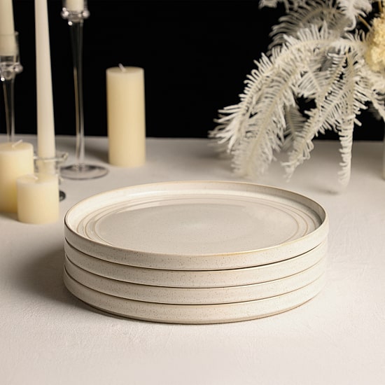 Stone + Lain Claire 4-pc. Stoneware Dinner Plate