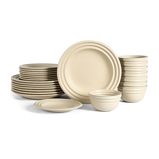 Stone + Lain Zen 24-pc. Stoneware Dinnerware Set