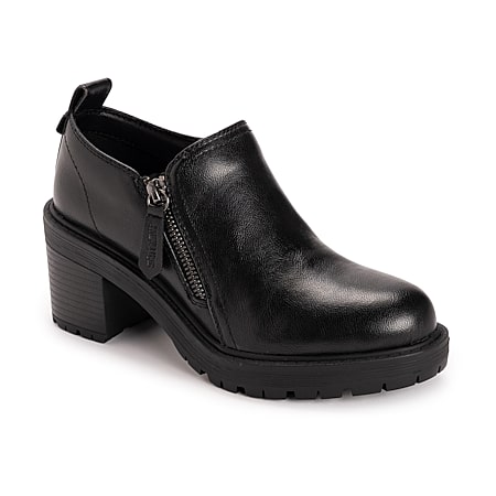 convoy87 Lugz Womens Convoy Flat Heel Lace Up Boots, Color: Black White