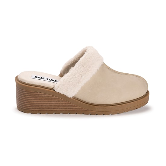 Muk Luks Sophia Mule Womens Round Closed Toe Mules