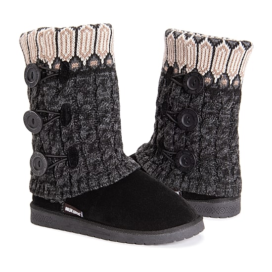 Muk Luks Womens Cheryl Cuff Boot Flat Heel Booties