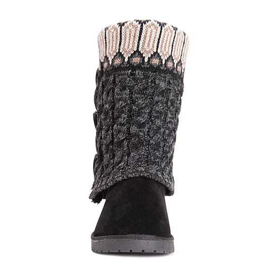 Muk Luks Womens Cheryl Cuff Boot Flat Heel Booties