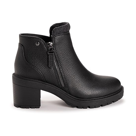 Muk Luks Womens Lia Boot Block Heel Booties