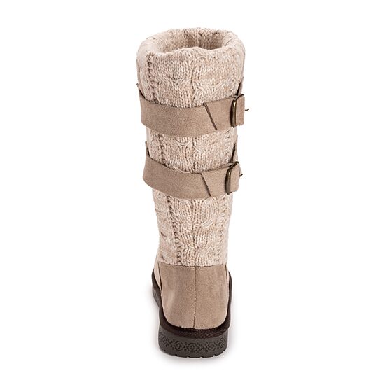 Muk Luks Womens Jean Flat Heel Winter Boots