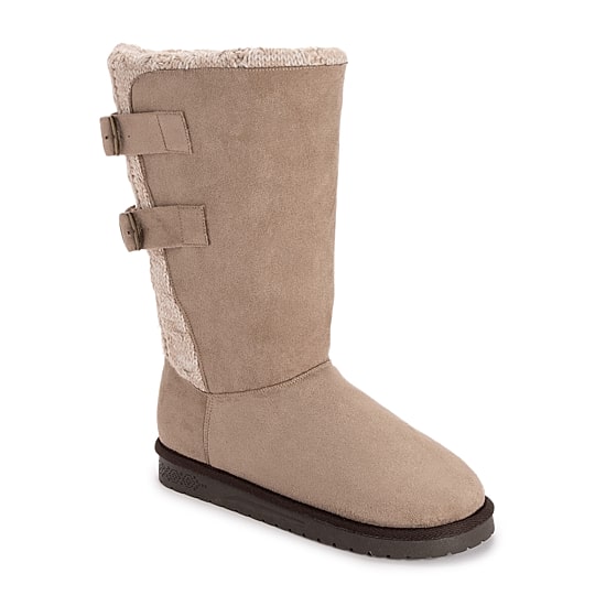Muk Luks Womens Jean Flat Heel Winter Boots