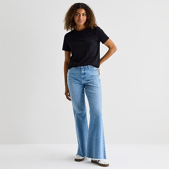 A.N.A Womens Tall Crew Neck Short Sleeve T-Shirt