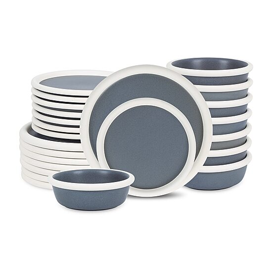 Stone + Lain Capri 24-pc. Stoneware Dinnerware Set