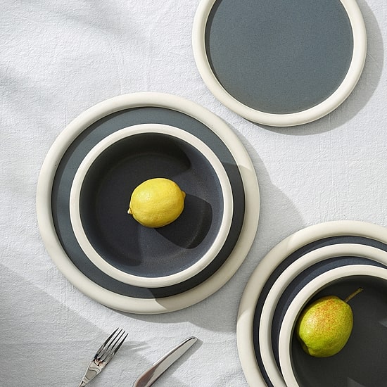 Stone + Lain Capri 24-pc. Stoneware Dinnerware Set