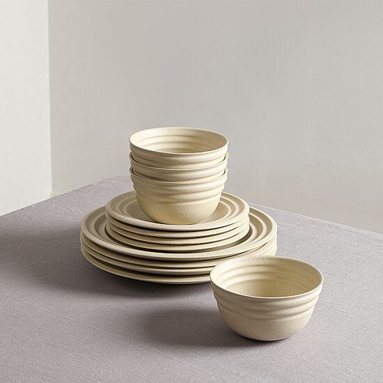 Stone + Lain Zen 12-pc. Stoneware Dinnerware Set