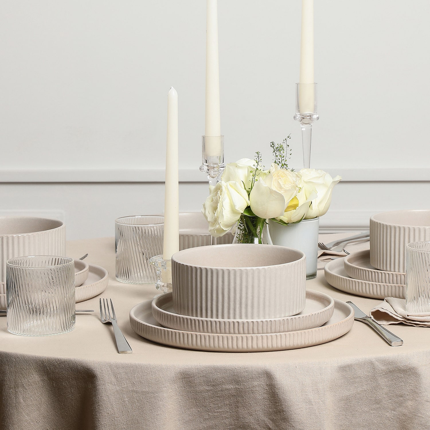 Stone + Lain Haven -pc. Stoneware Dinnerware Set